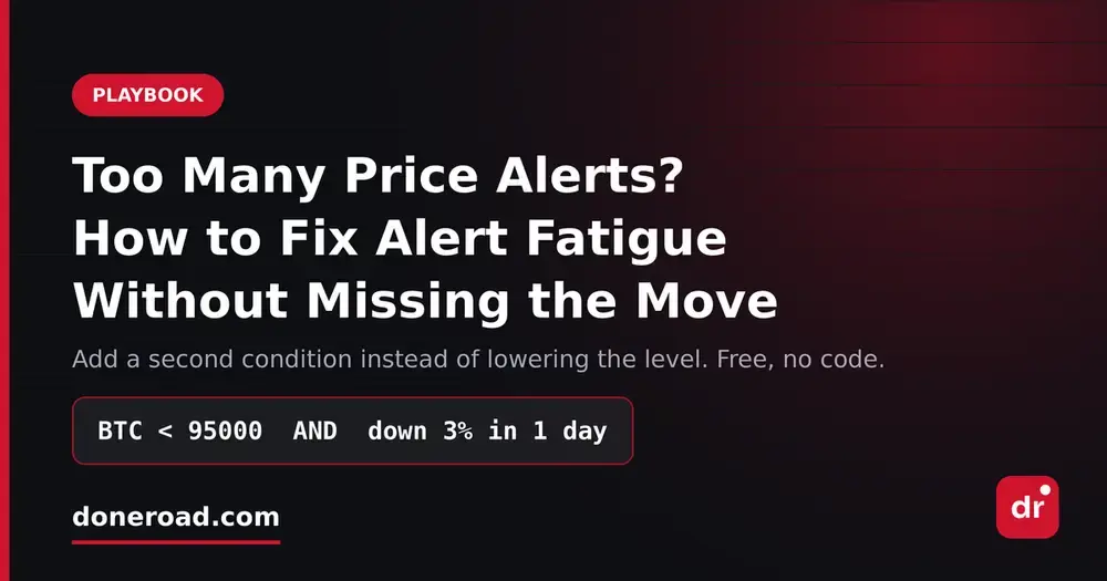 Too Many Price Alerts? How to Fix Alert Fatigue Without Missing the Move