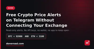 Free Crypto Price Alerts on Telegram Without Connecting Your Exchange