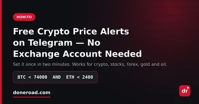 Free Crypto Price Alerts on Telegram — No Exchange Account Needed