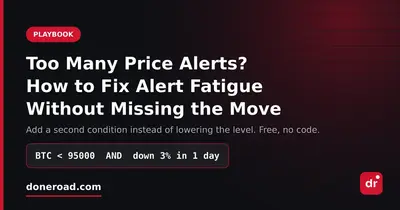 Too Many Price Alerts? How to Fix Alert Fatigue Without Missing the Move